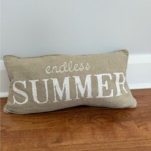 Tan 'Endless Summer' Decorative Pillow